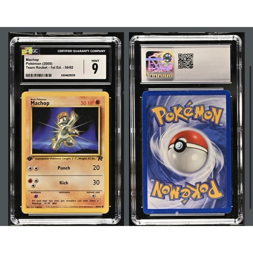 Machop Pokémon (2000) Team Rocket - 1st Ed. - 59/82